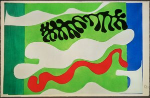 A lagoa, da série "Jazz" (litografia) de Henri Matisse