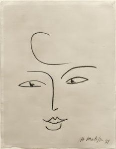 Rosto de Henri Matisse
