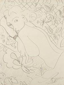 Mulher a mentir de Henri Matisse