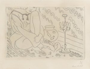 Mulher sentada num interior de Henri Matisse