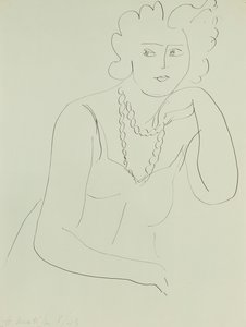 Mulher com colar de Henri Matisse