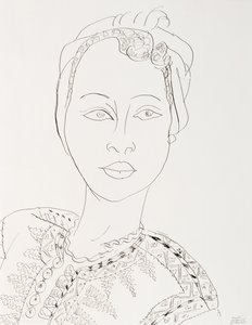 Mulher com turbante de Henri Matisse