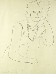 Colar de mulher de Henri Matisse