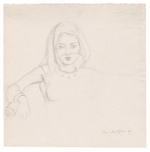 Jovem mulher com véu de Henri Matisse