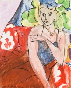 Jovem rapariga sentada (La Biche) de Henri Matisse