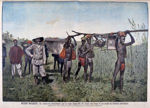 Um comboio na missão de Marchand em 1898, 1899 de Henri Meyer
