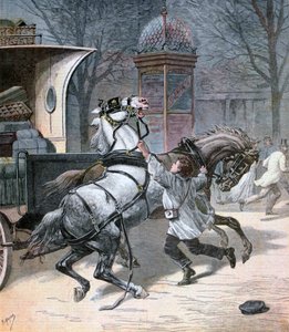 Um jovem corajoso, Paris, 1892 de Henri Meyer