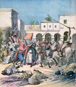 Assassinato de um colaborador francês, Marrocos, 1891. de Henri Meyer