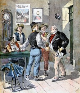 Antes da eleição, 1893 de Henri Meyer
