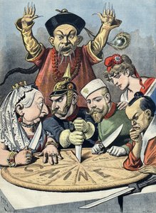 Desenho de imperialismo de China