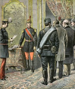 O rei Alexandre I assume o poder na Sérvia de Henri Meyer
