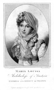 Maria Louisa, arquiduquesa de Áustria, 1813. de Henri Meyer