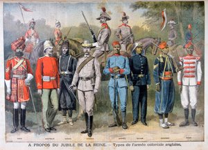 Uniformes militares do exército colonial britânico, 1897