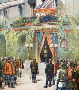 Notícia da morte do imperador russo de Henri Meyer