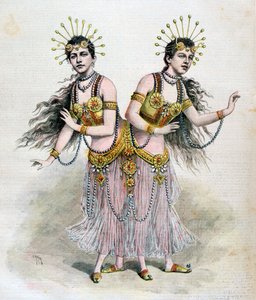 Rosa e Josepha Blazek, gêmeos siameses da Boêmia, 1891