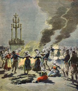 A fogueira de São João na Bretanha de Henri Meyer