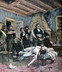 A morte de Charles Pichegru, 1891 de Henri Meyer