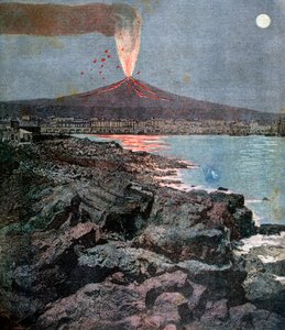 A erupção do Etna, Sicília, 1892 de Henri Meyer