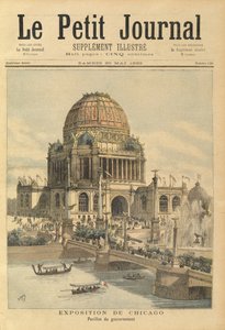 O Pavilhão do Governo na Exposição de Chicago, do Le Petit Journal, 20 de maio de 1893 de Henri Meyer