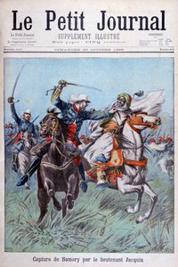 A captura de Toure Samory pelo tenente Jacquin perto de Guelemou em 1898. de Henri Meyer