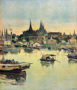 Vista de Banguecoque de Henri Meyer