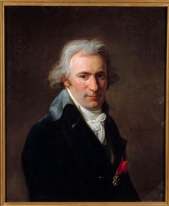 Retrato de Jean Baptiste Canthaney dit Clery (1759-1809) valet de chambre de Louis XVI au temple Pintura de Henri Pierre Danloux (1753-1809) 1798 Sol. 0,65x0,54 m de Henri Pierre Danloux