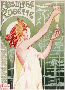 Cartaz Absinthe Robette da Privat Livemont