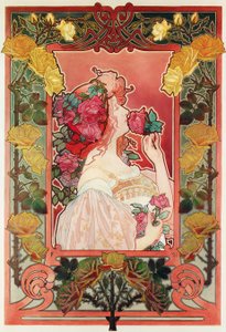 O perfume de uma rosa, c.1890 (óleo sobre tela)