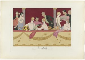 Joie de vivre: Le Bonheur du Jour ou Les Graces à la Mode
Le Bonheur du Jour ou Les Graces à la Mode: Eventails (título sobre o objecto)
Le Bonheur du Jour ou Les Graces à la Mode (título da série)