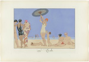 no Lido (título sobre o objecto)
Le Bonheur du Jour ou Les Graces à la Mode (título da série)