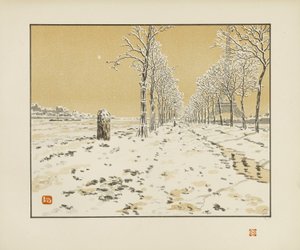 Da Ilha dos Cisnes [As trinta e seis vistas da Torre Eiffel] de Henri Rivière