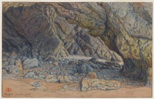 Grutas de Morgat de Henri Rivière
