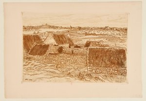 [A aldeia na Île de Bréhat] de Henri Rivière
