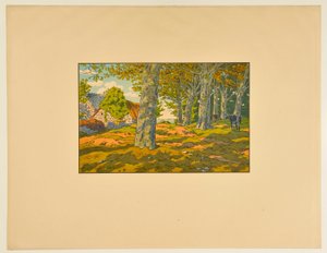 O bosque de faias em Kerzarden de Henri Rivière