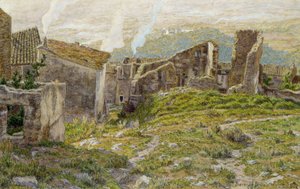 Velho Castelo de Bormes les Mimosas de Henri Rivière