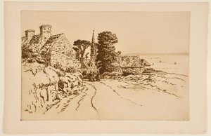 [Aldeia à beira-mar] de Henri Rivière