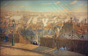 Paris com vista para Montmartre