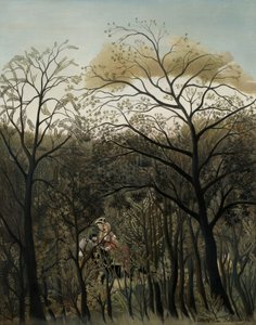Encontro na Floresta, 1889. de Henri Rousseau