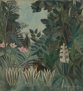 A selva equatorial de Henri Rousseau