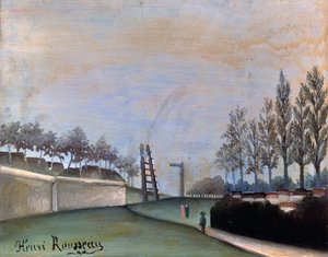 Vista de Vanves, 1909. de Henri Rousseau