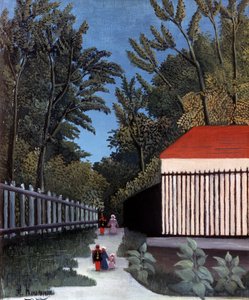 Vista do Parque Montsouris, 1910 de Henri Rousseau