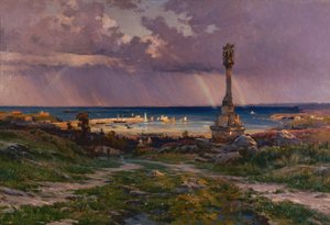 Depois da tempestade em Portrieux de Henri Saintin