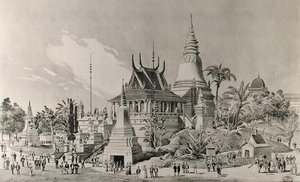 O Palácio do Camboja no Trocadero, a Exposição Universal de 1900