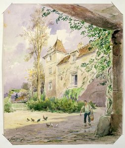 A Casa de Armande Bejart (1642-1700) em Meudon, c.1906