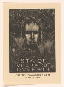 Cartão de Páscoa de Henri Verstijnen