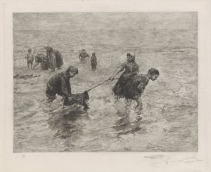 Crianças à beira-mar de Henri Wouters