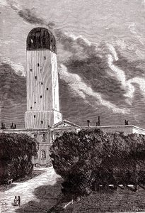 Observatório de Cambridge, "Da Terra à Lua" de Júlio Verne