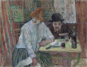 No Café La Mie de Henri de Toulouse-Lautrec