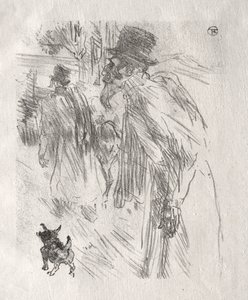 Ao pé do Sinai: Os judeus poloneses, Carlsbad de Henri de Toulouse-Lautrec