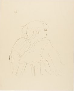 Jane Hading, de Treze Litografias de Henri de Toulouse-Lautrec